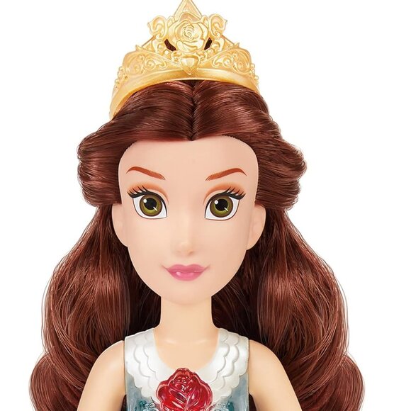 New Hasbro Disney Princess Doll Spin and Switch Belle Toy for Girls, 10.7 in - Picture 14 of 16